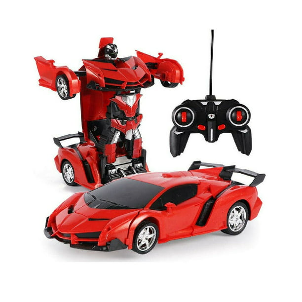 Remote Control Sports Car Robots Transformer 2 in 1 Toy Gift Accessories
